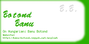 botond banu business card